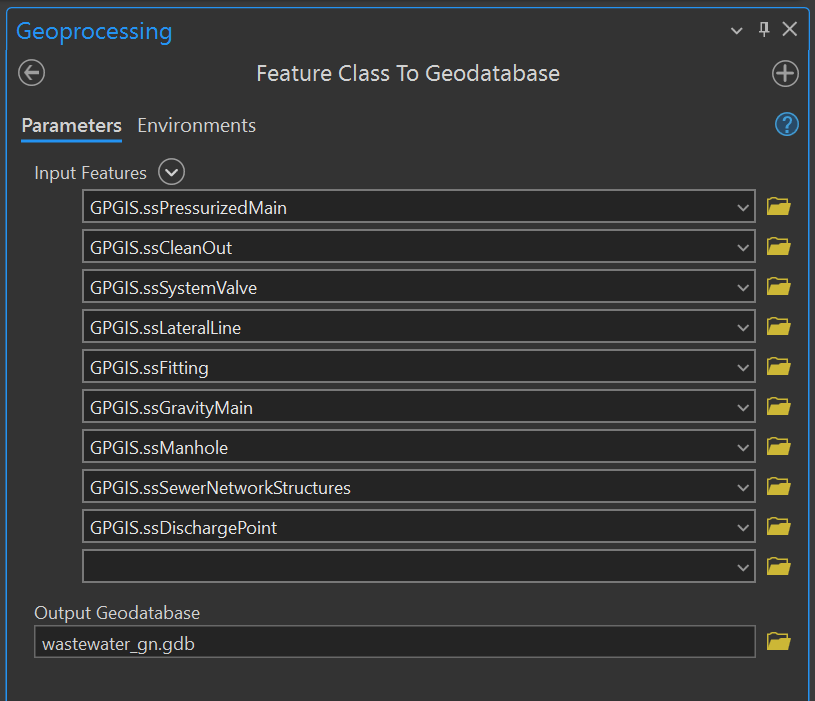 Wastewater GN Import